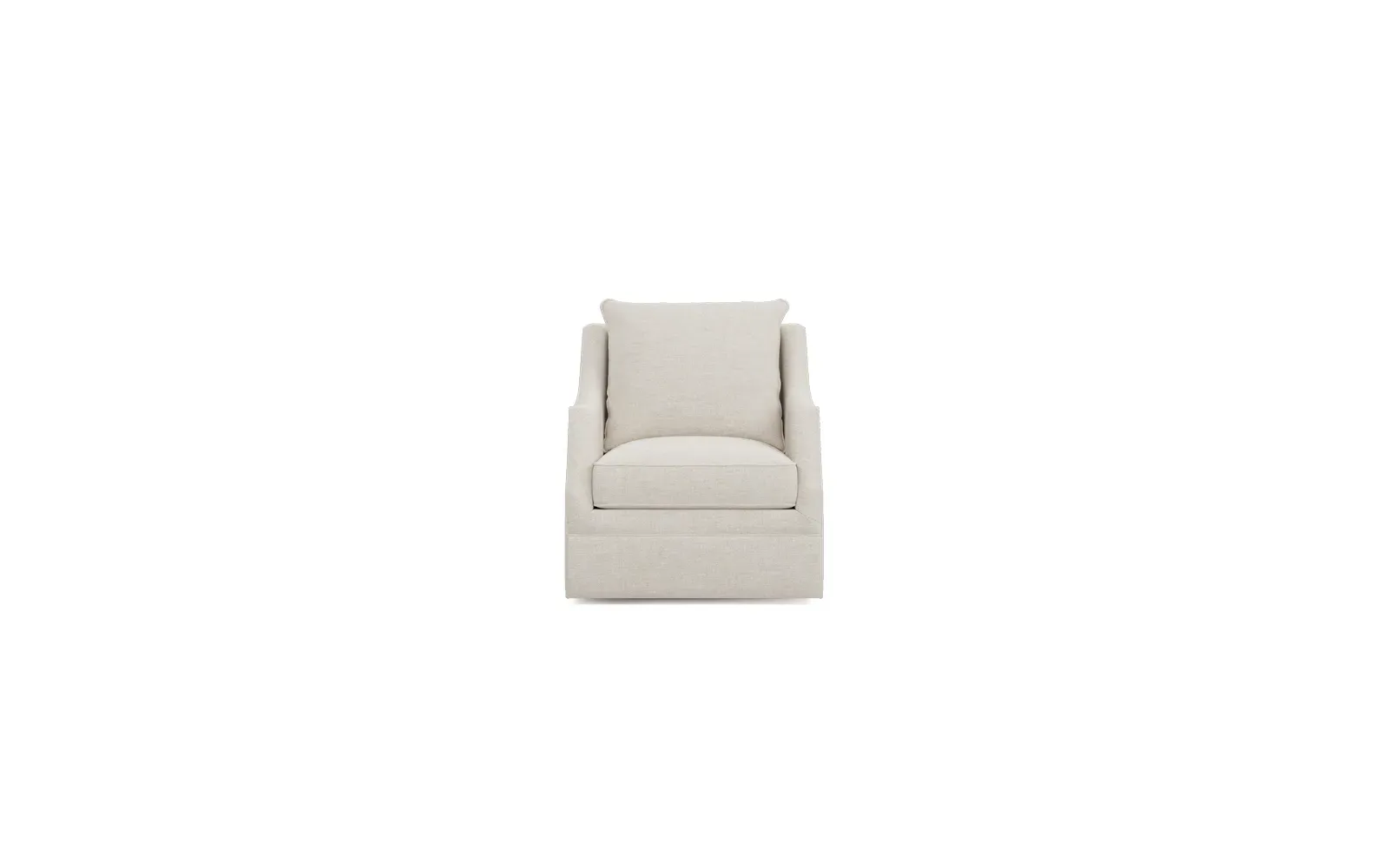 Romilly Performance Swivel Chair - Sea Salt