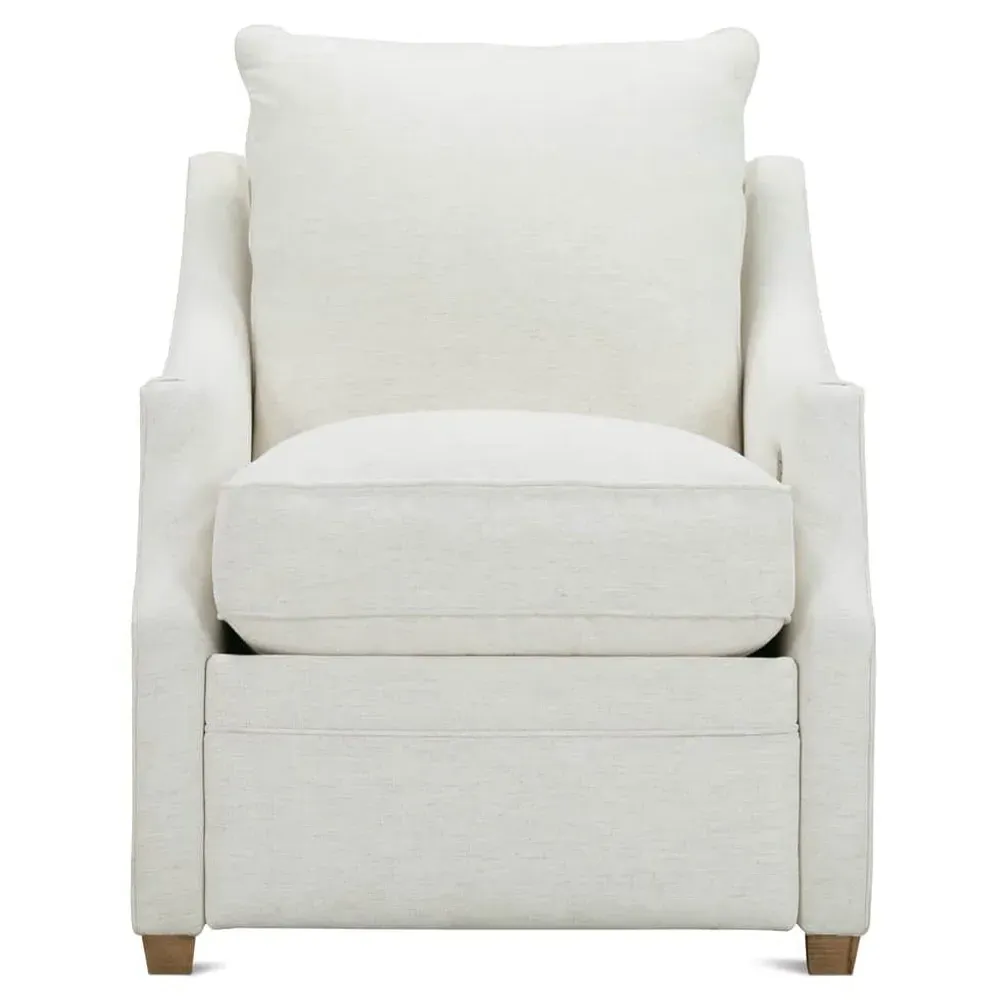 Romilly Recliner Arm Chair - White, Crypton Performance Fabric
