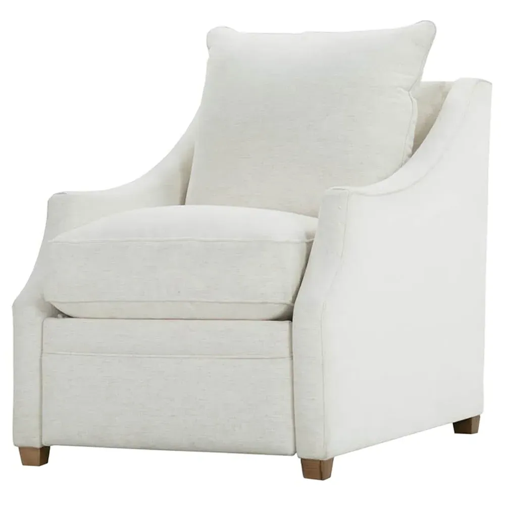 Romilly Recliner Arm Chair - White, Crypton Performance Fabric image