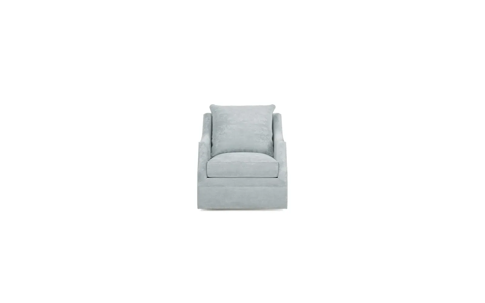 Romilly Swivel Chair - Pale Blue