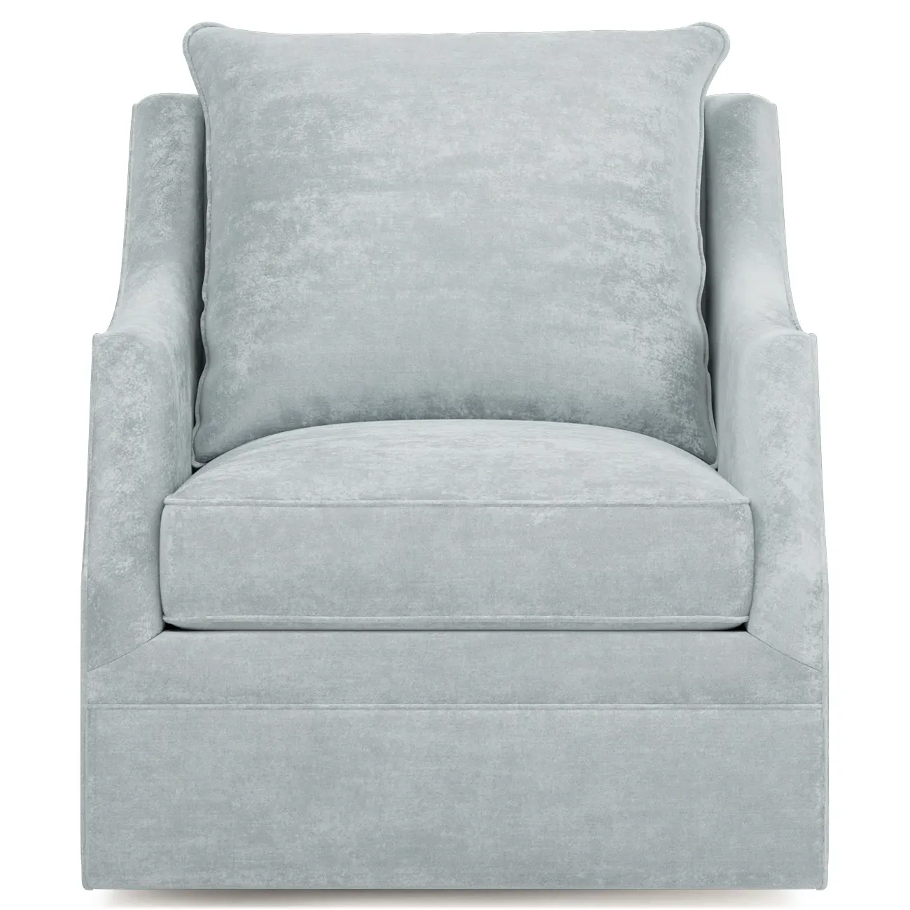 Romilly Swivel Chair - Pale Blue