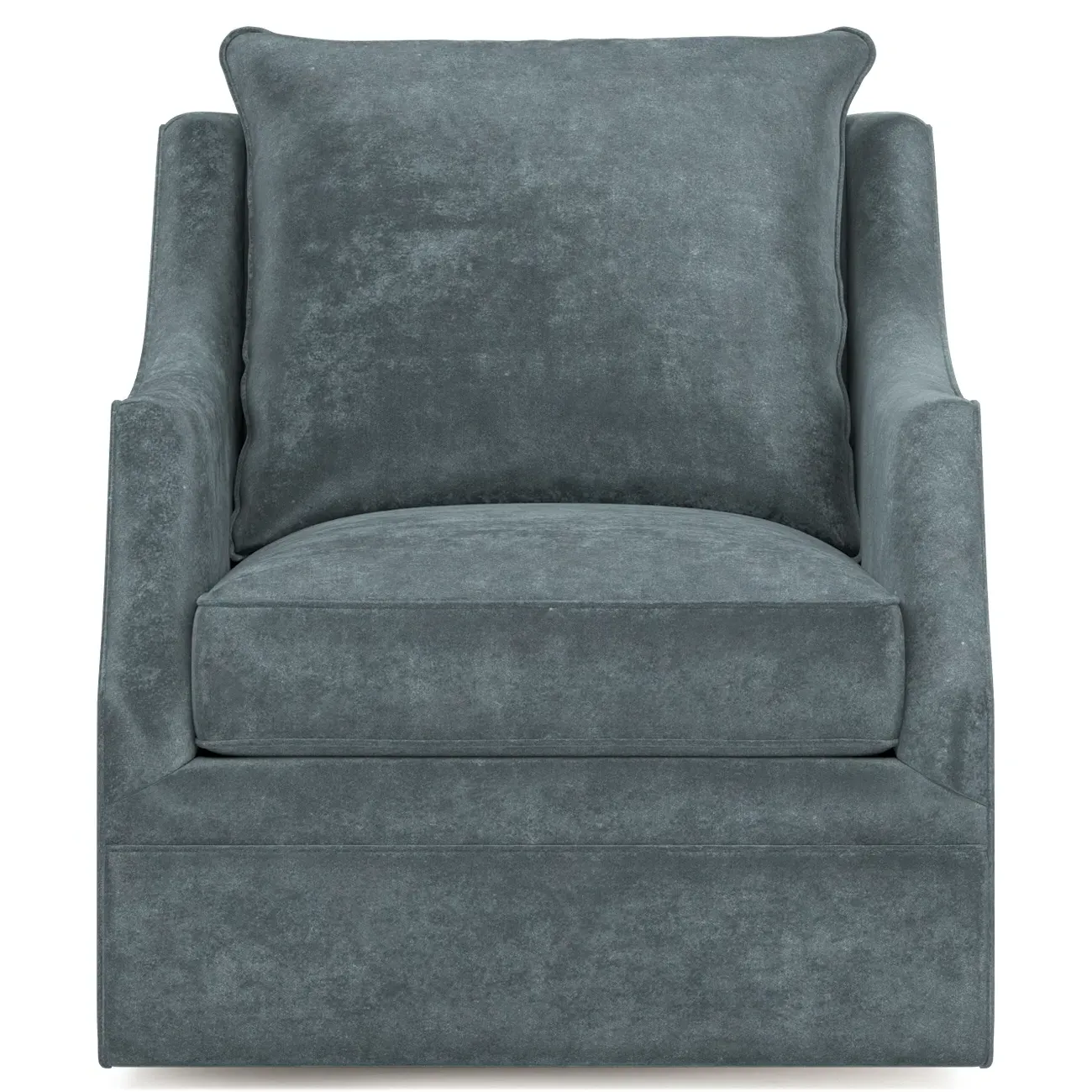 Romilly Swivel Chair - Slate Blue