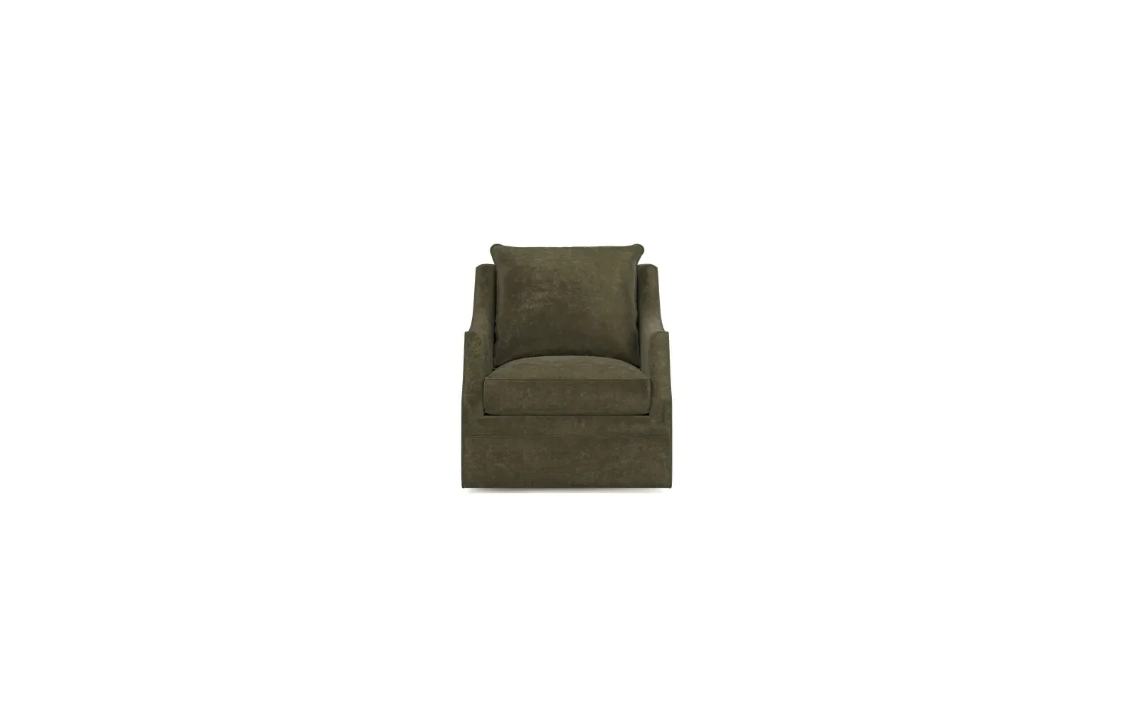 Romilly Swivel Chair - Tuscan Olive