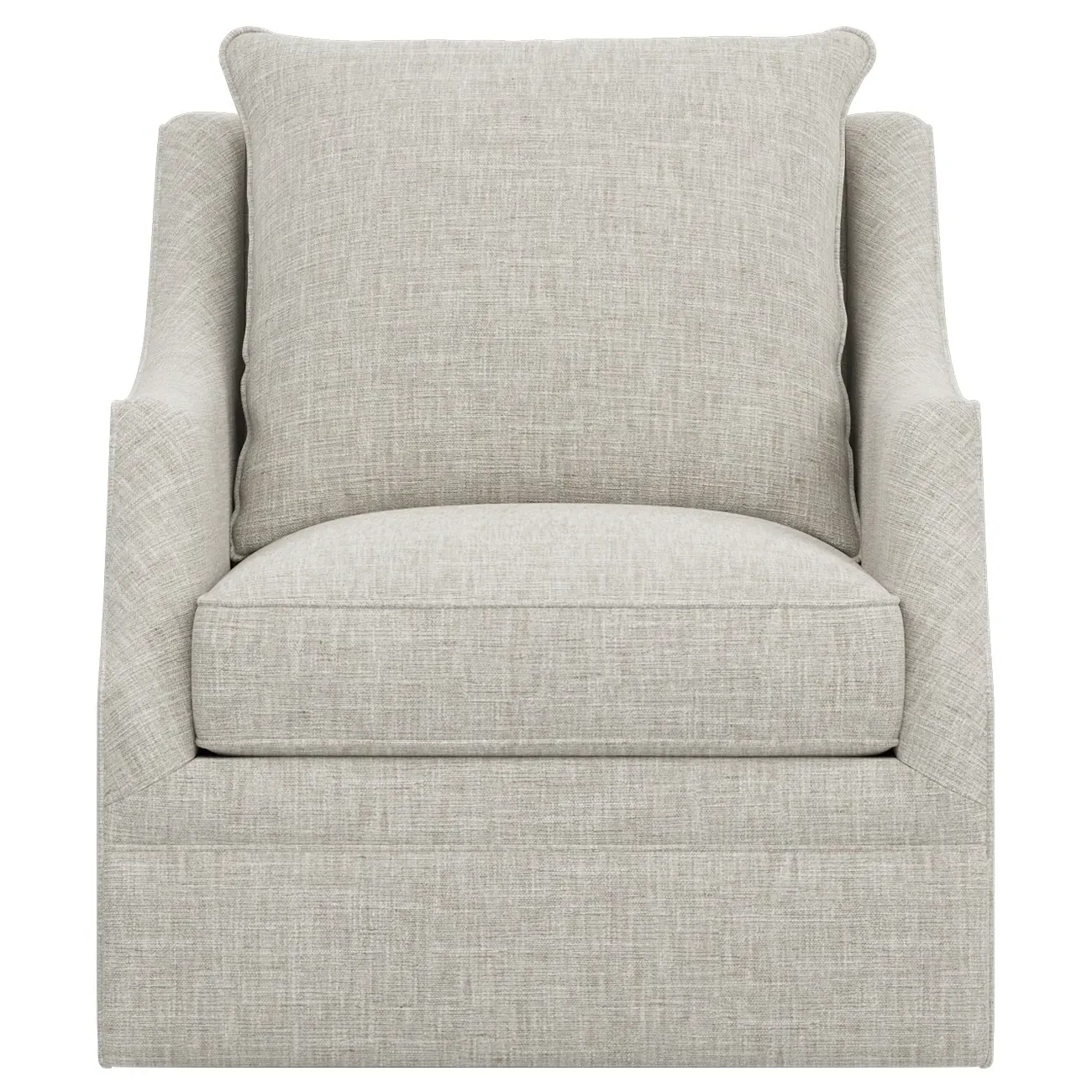 Romilly Swivel Glider Chair - Fog image