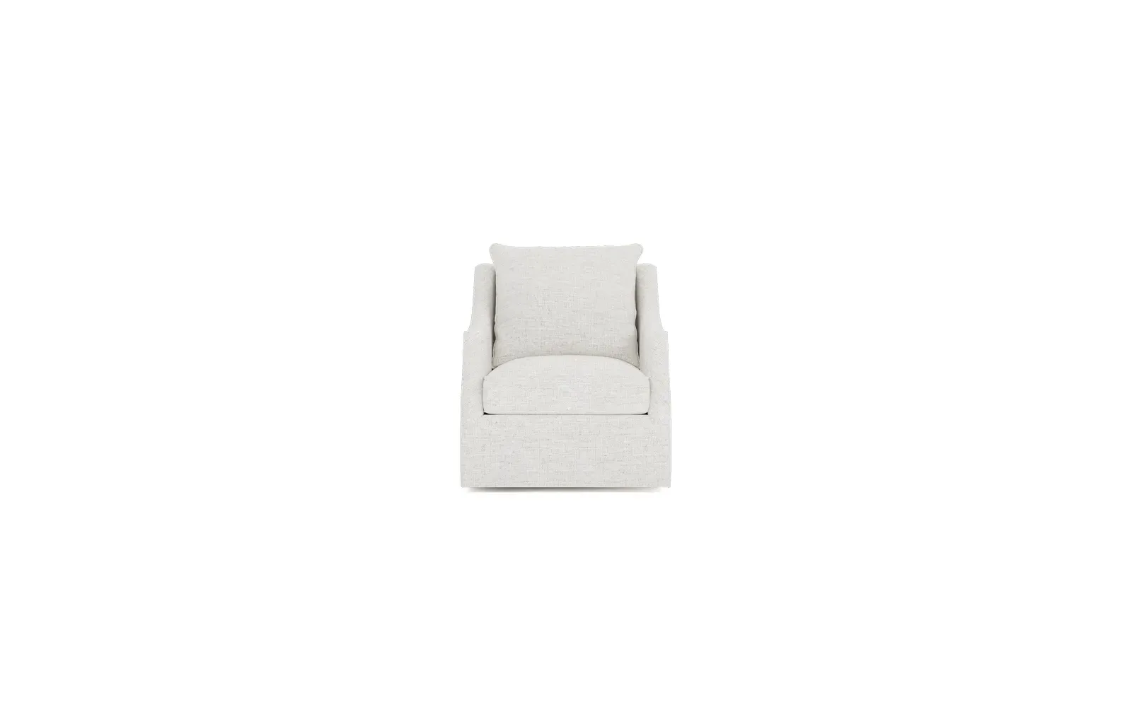 Romilly Swivel Glider Chair - Heathered Ivory