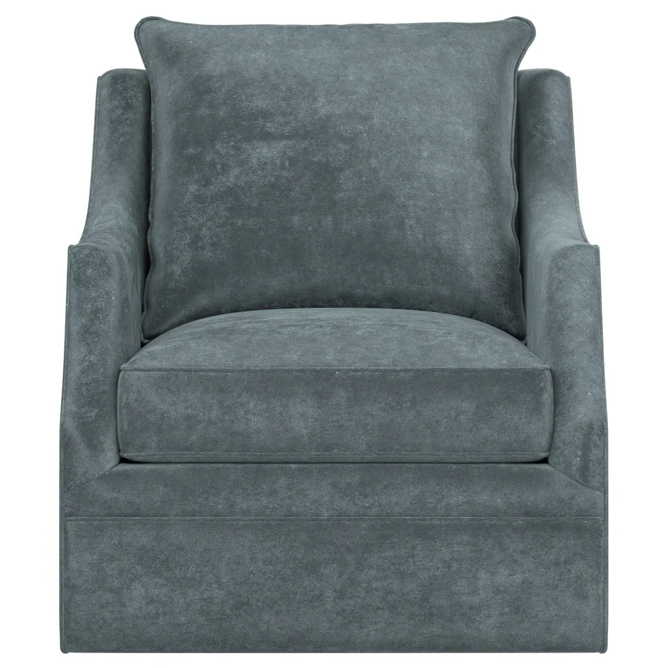 Romilly Swivel Glider Chair - Slate Blue
