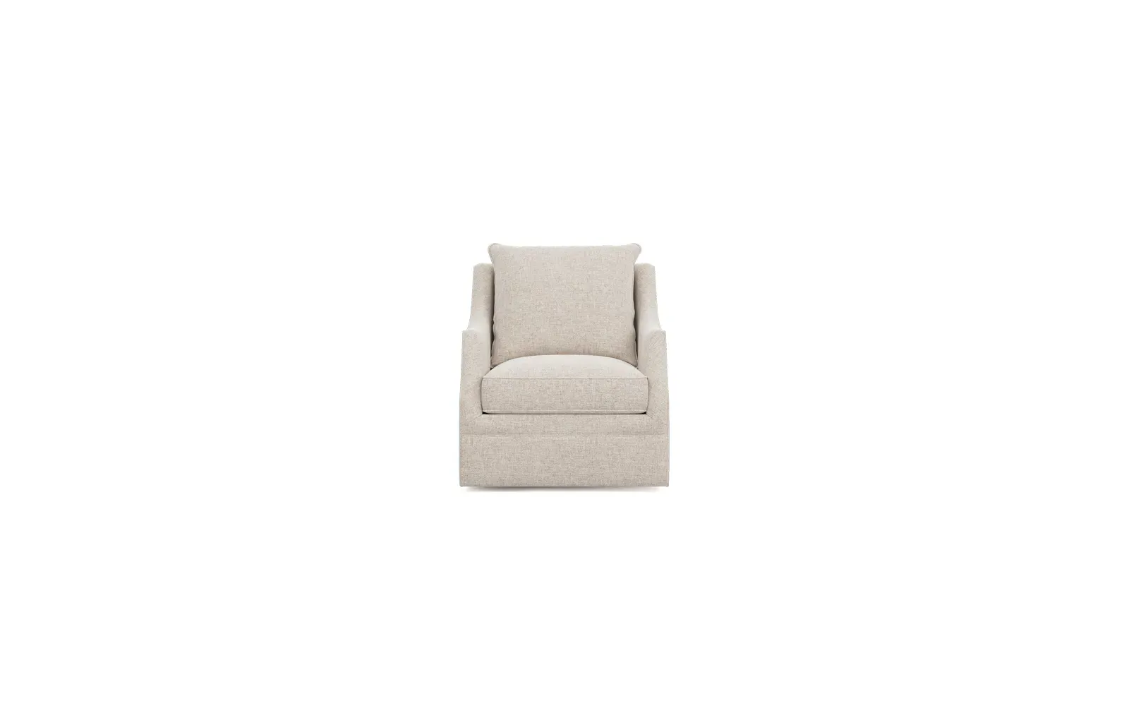Romilly Swivel Glider Chair - Straw