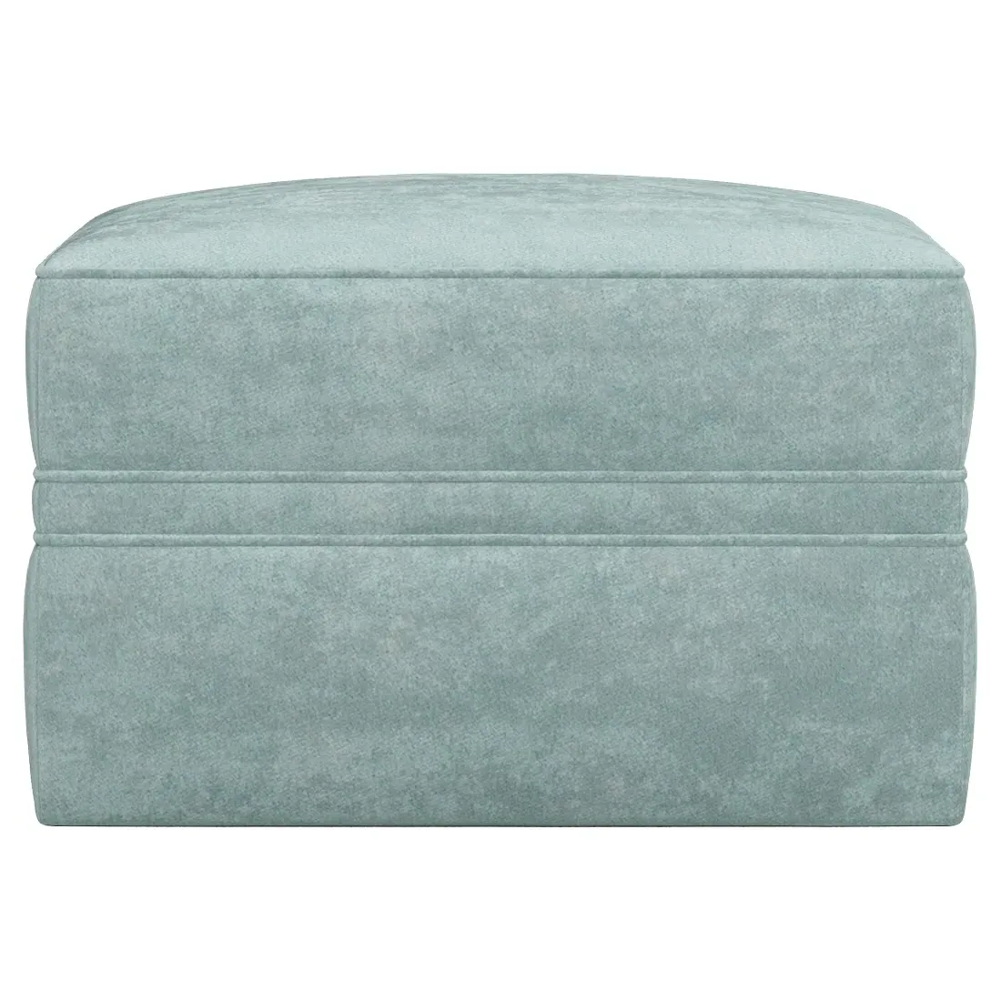 Romilly Upholstered Ottoman - French Blue image