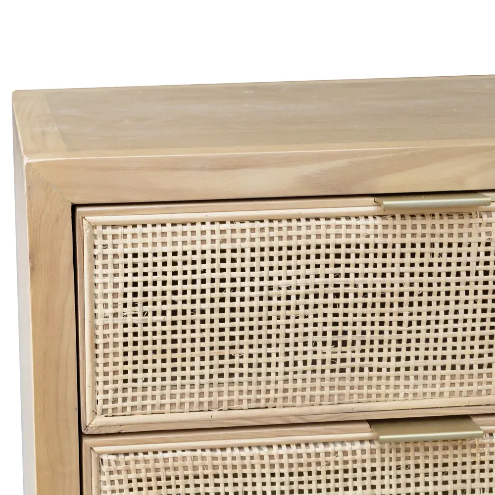 Ronaldo 2 Drawer Office Cabinet - Natural Brown, Pine