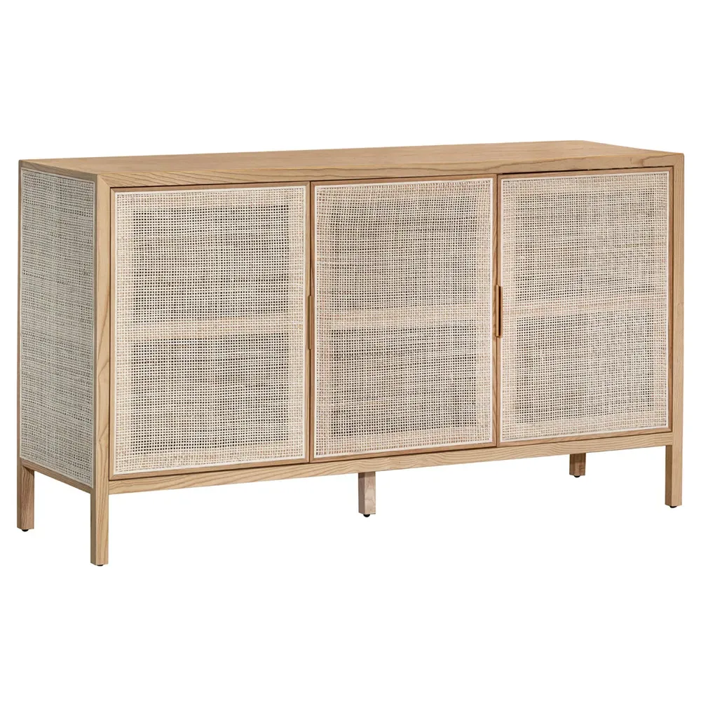 Ronaldo 3 Door Sideboard - Brown, Oak