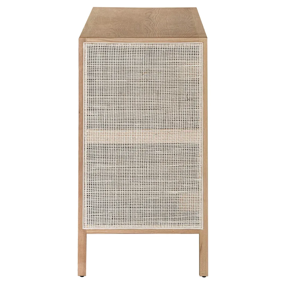 Ronaldo 3 Door Sideboard - Brown, Oak