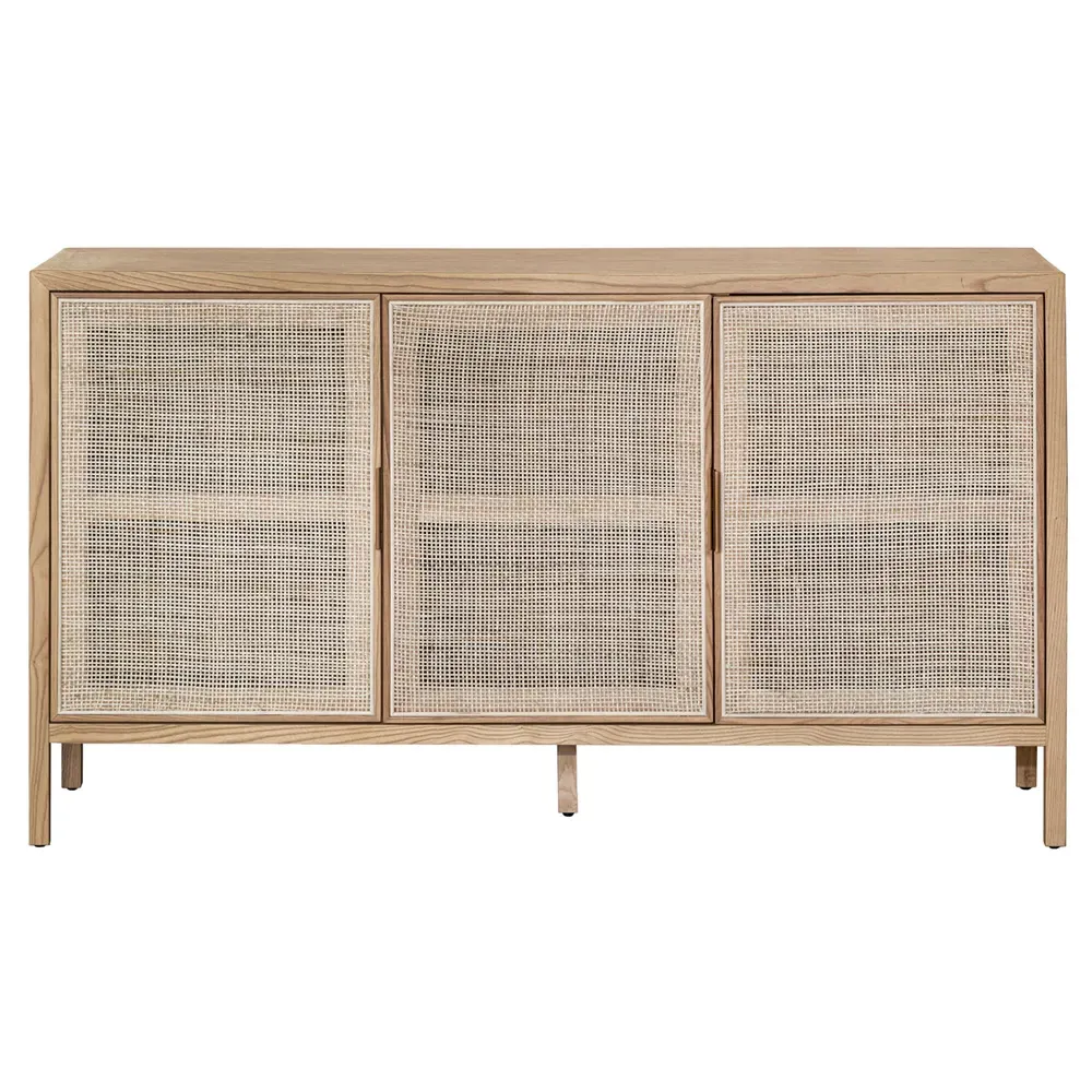 Ronaldo 3 Door Sideboard - Brown, Oak