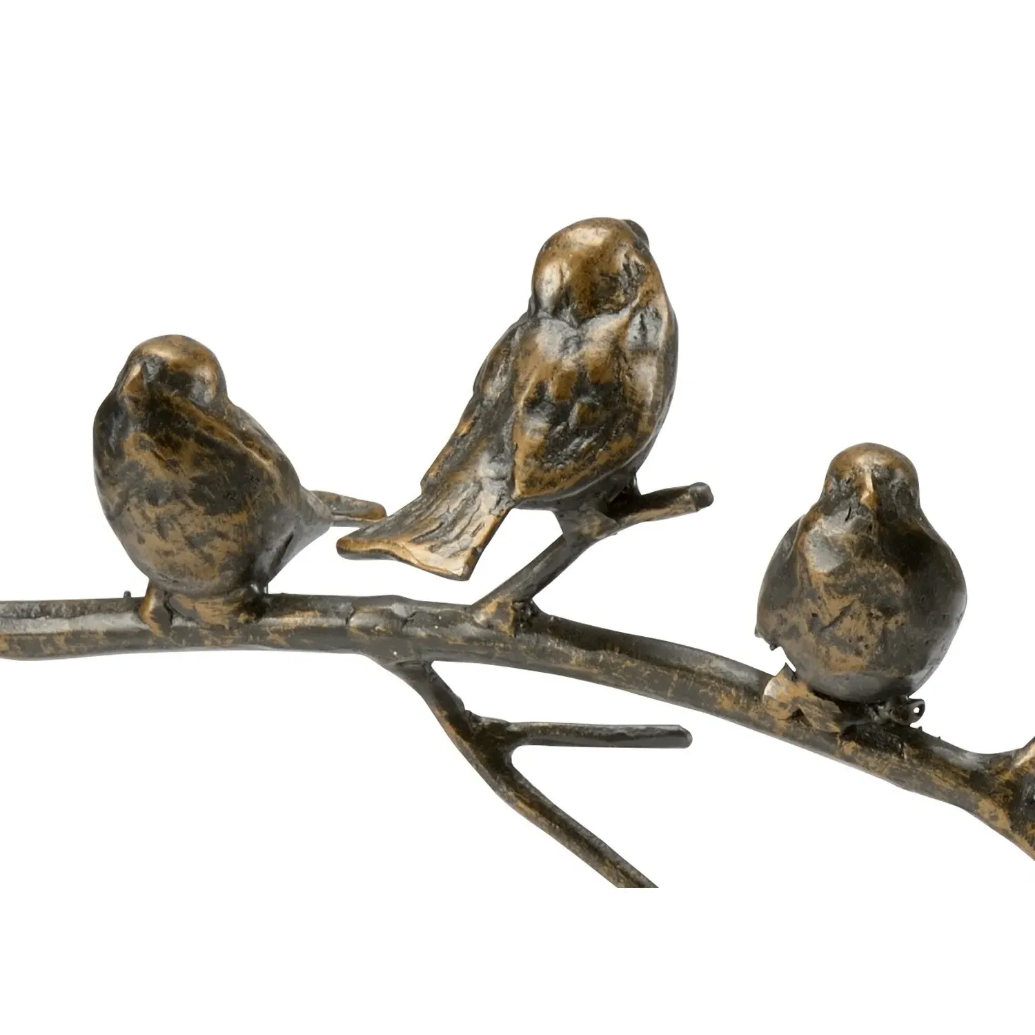 Ronan Bird Sculpture - Brown, Iron