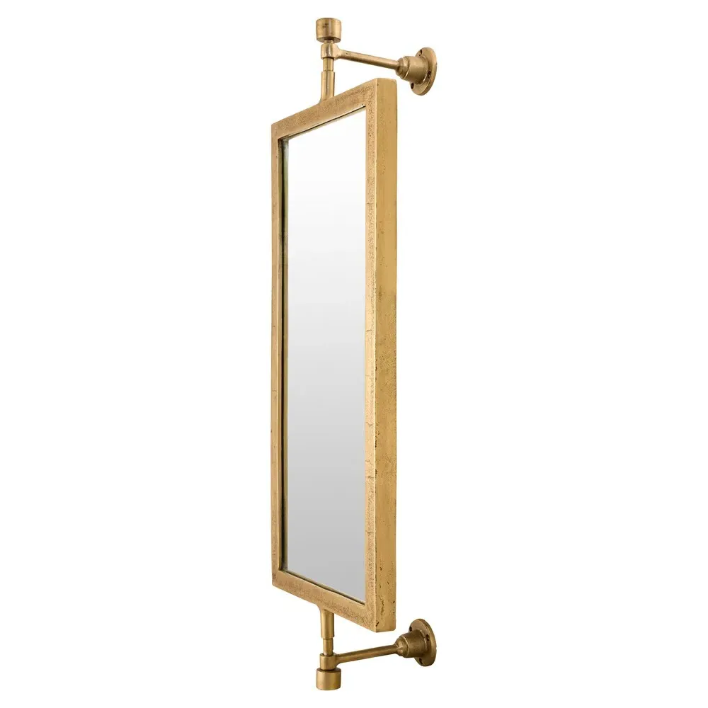 Ronin 42" Wall Mirror - Gold, Metal