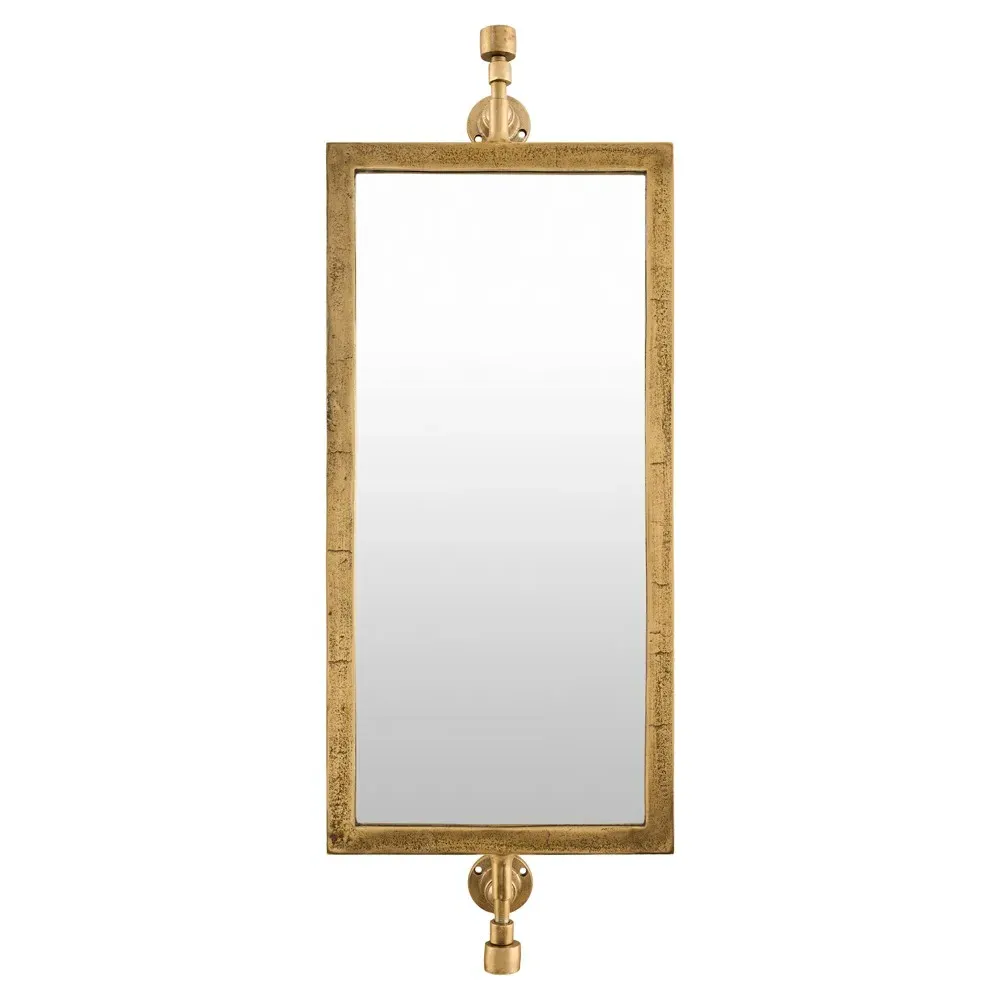 Ronin 42" Wall Mirror - Gold, Metal image