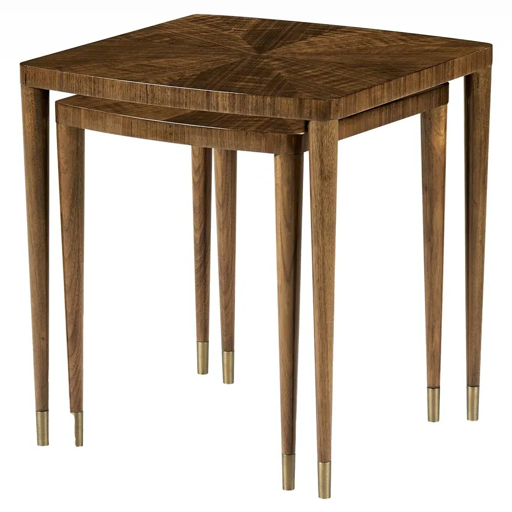 Ronin Nesting Tables - Brown, Walnut image