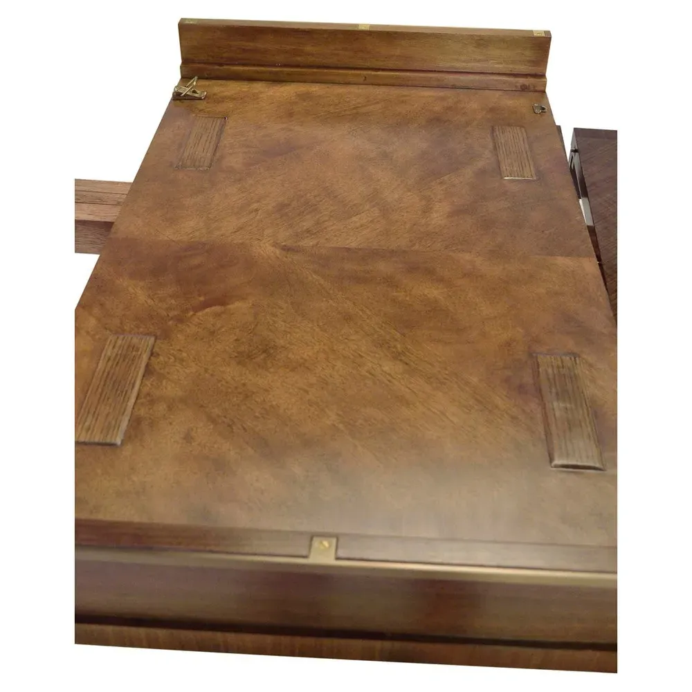 Ronin Rectangular Extendable Dining Table - Brown, Walnut