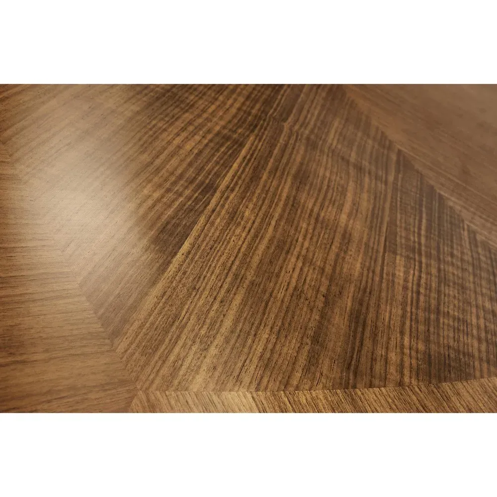 Ronin Rectangular Extendable Dining Table - Brown, Walnut