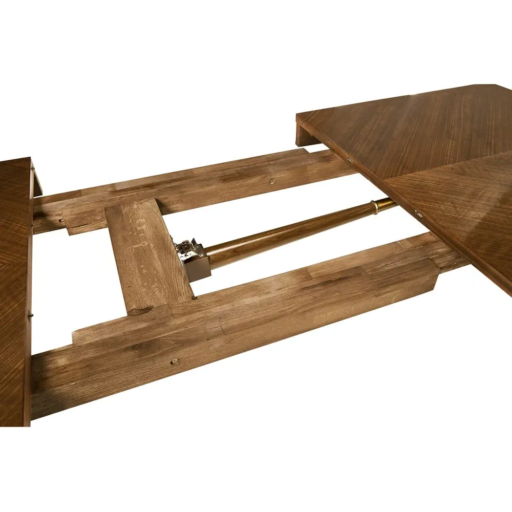 Ronin Rectangular Extendable Dining Table - Brown, Walnut