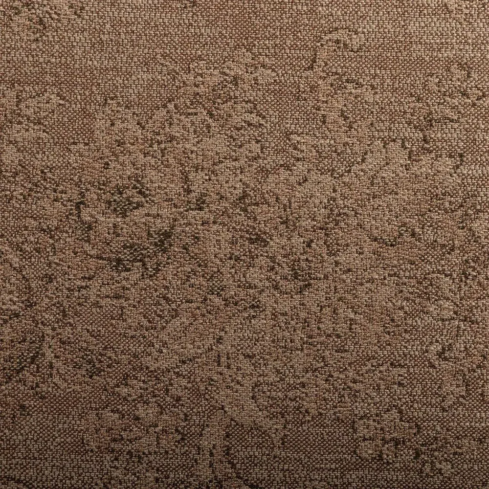 Rory Dining Arm Chair - Brown, Printed Fabric