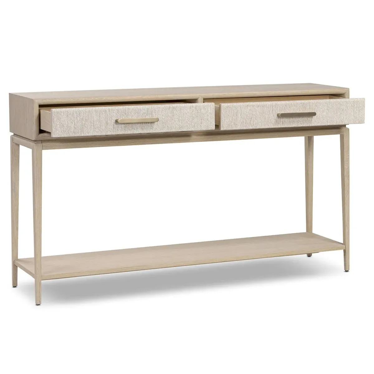 Rosal Rectangular Console Table - Natural, Oak
