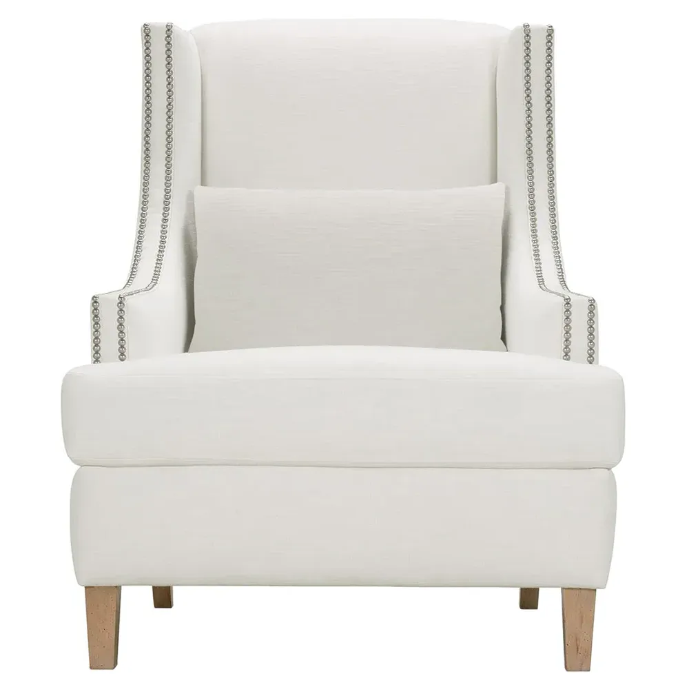 Rosalie Wingback Arm Chair - White image