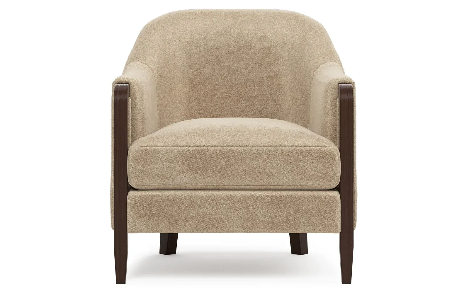 Rosario Performance Velvet Chair - Champagne