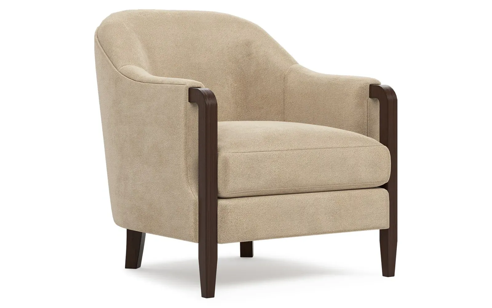 Rosario Performance Velvet Chair - Champagne