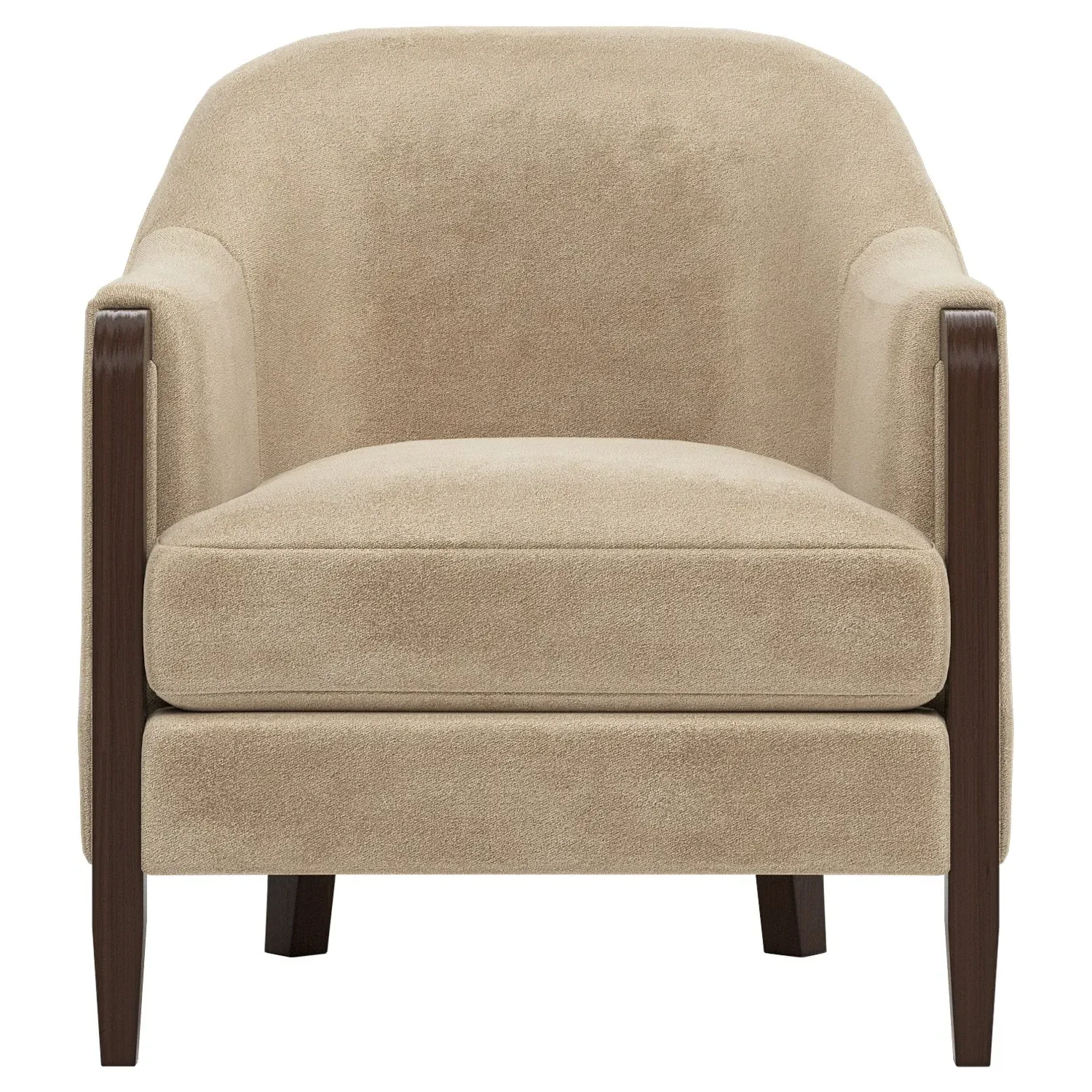 Rosario Performance Velvet Chair - Champagne image