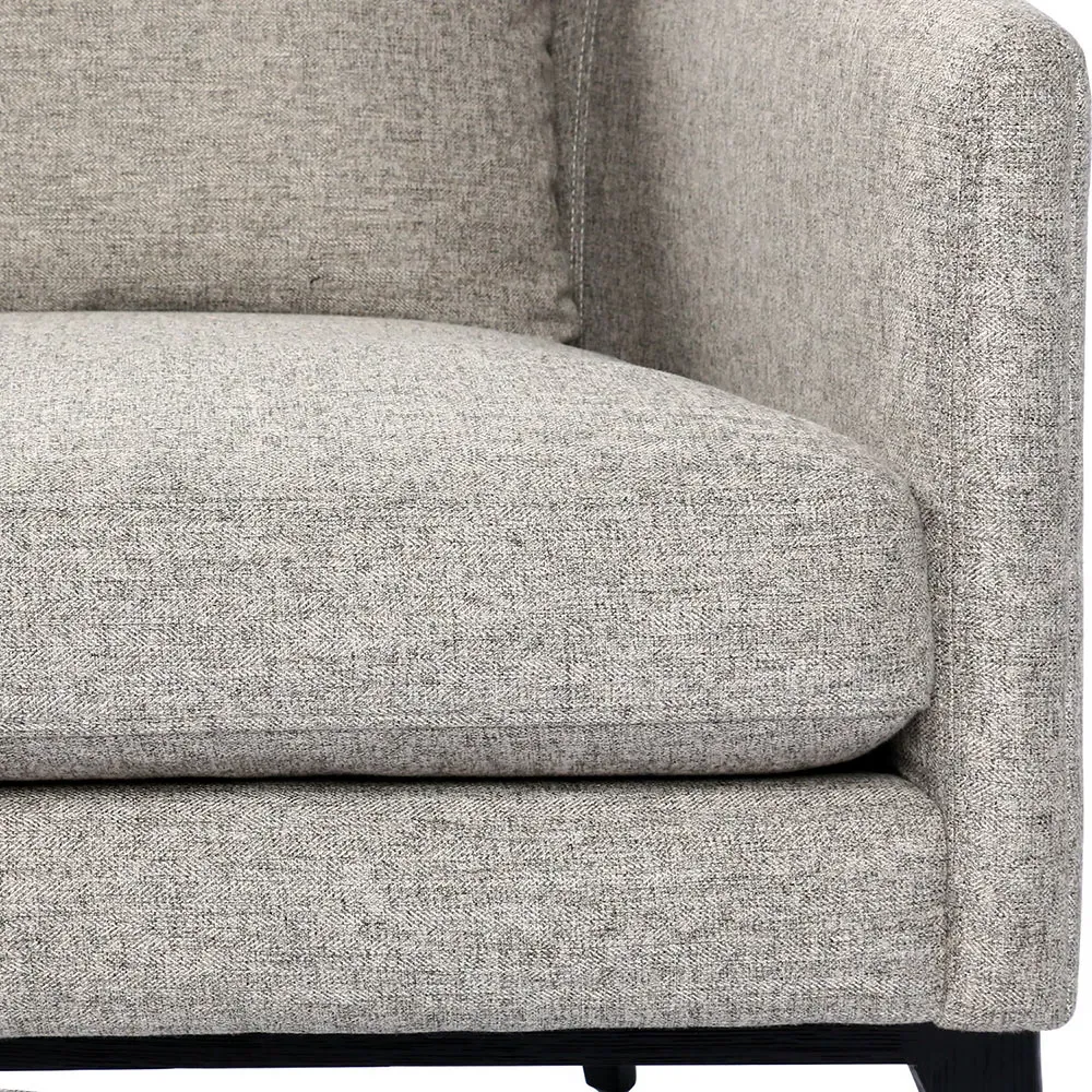 Rose Barrel Accent Chair - Grey, Oak