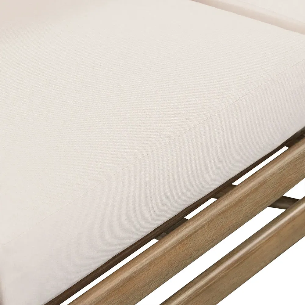 Rose Coastal Large Outdoor Sofa - Beige, Eucalyptus