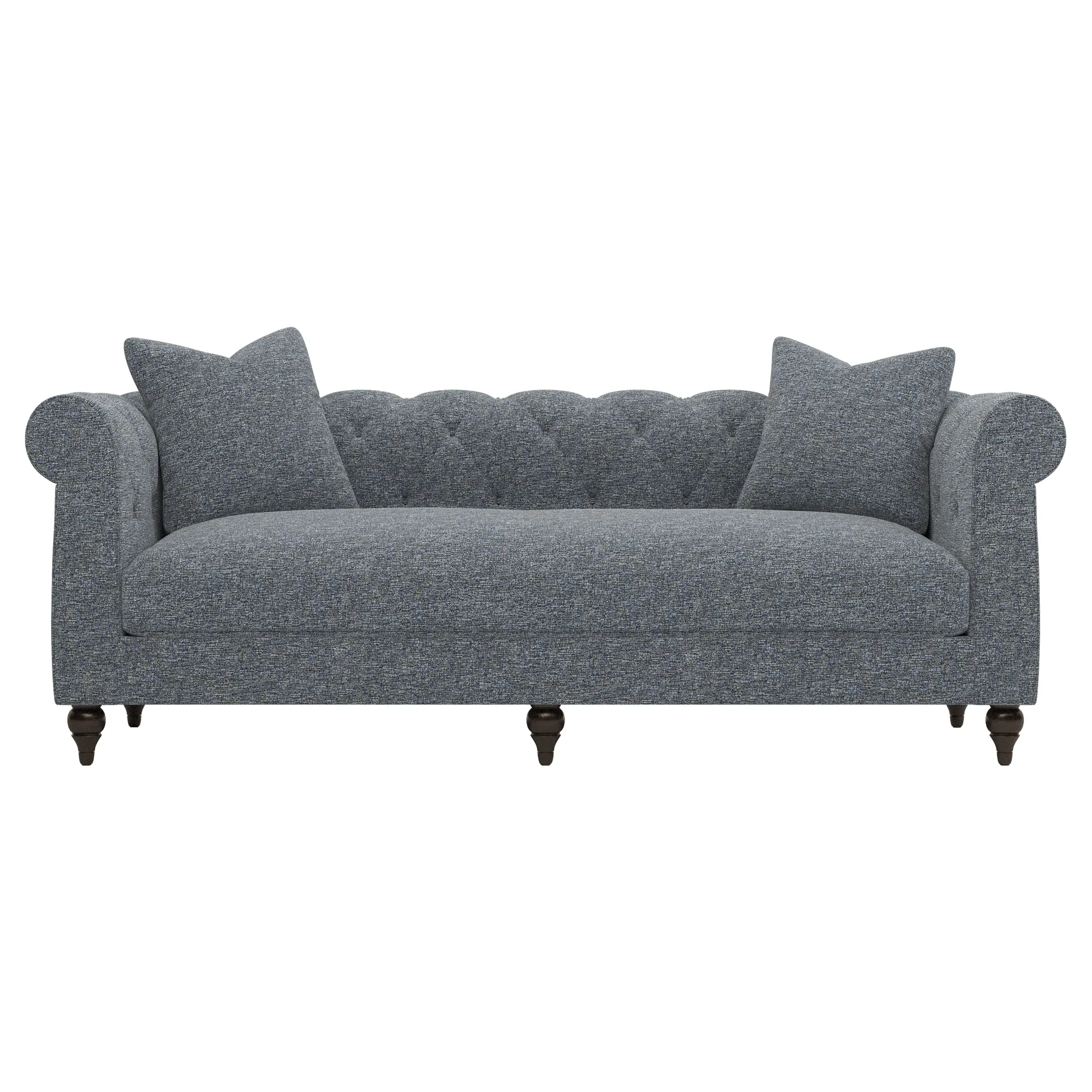 Rosehill 3-Seater Sofa with Tufted Back - Fisherman Blue image