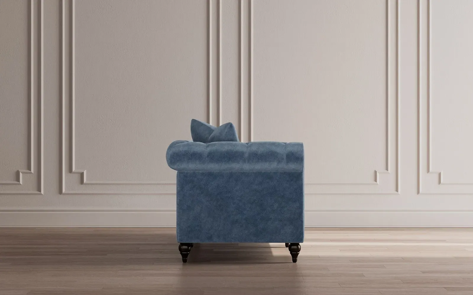 Rosehill 3-Seater Sofa with Tufted Back - Heathered Ivory