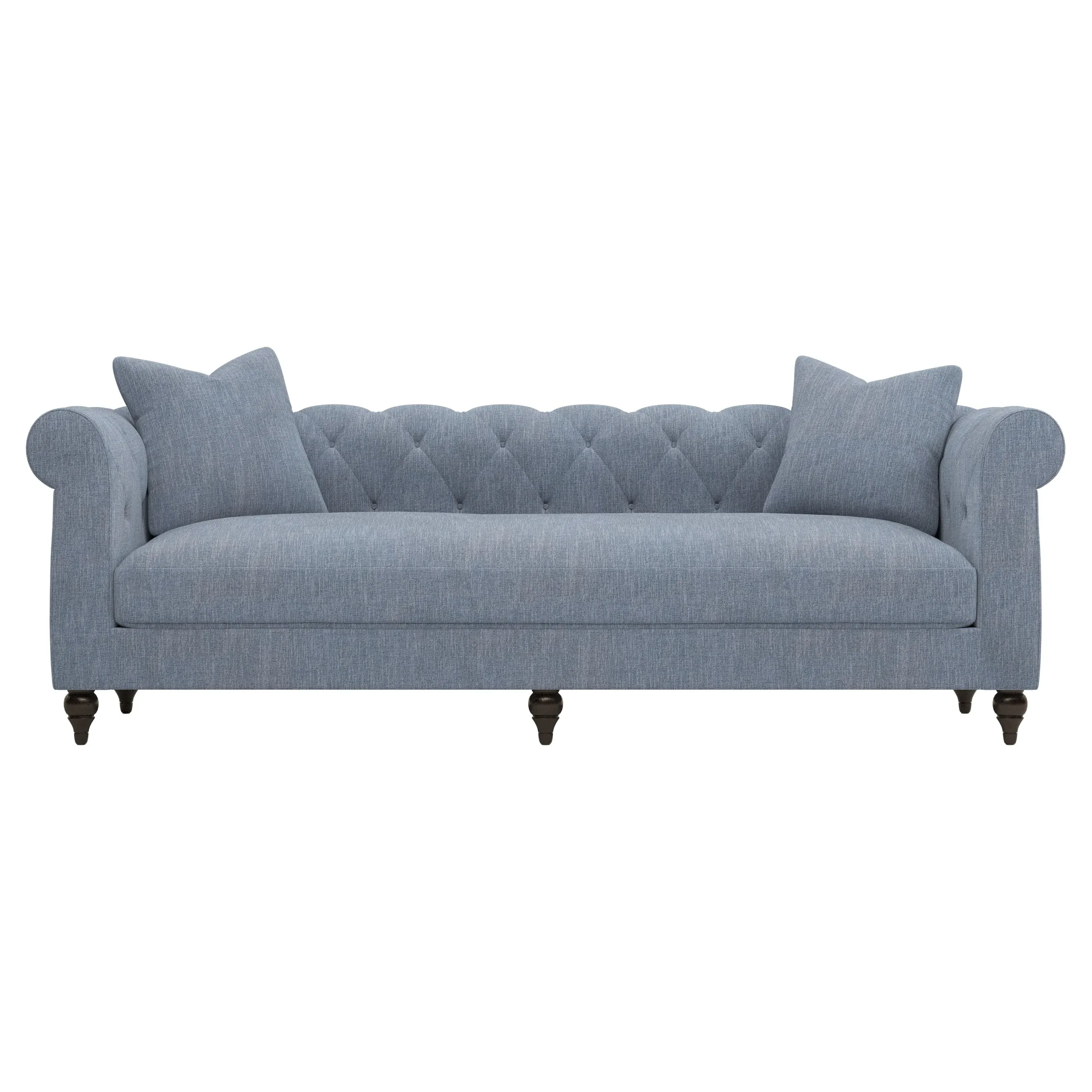 Rosehill 3-Seater Sofa with Tufted Back - Nantucket Blue
