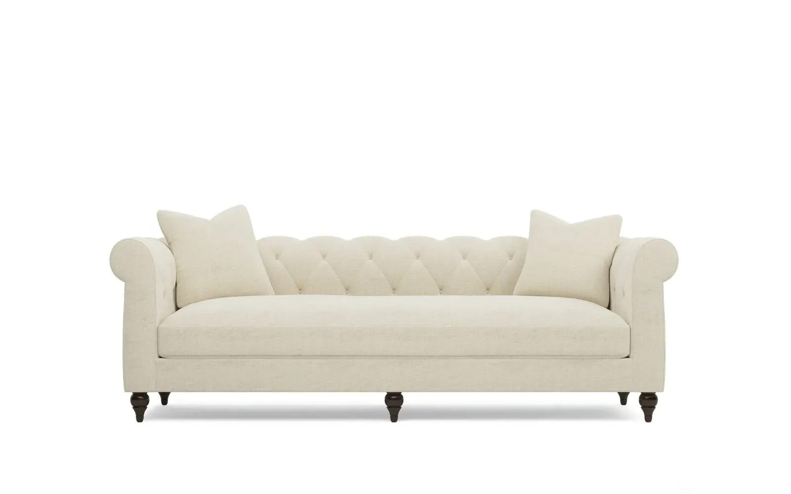 Rosehill 3-Seater Sofa with Tufted Back - Sea Salt
