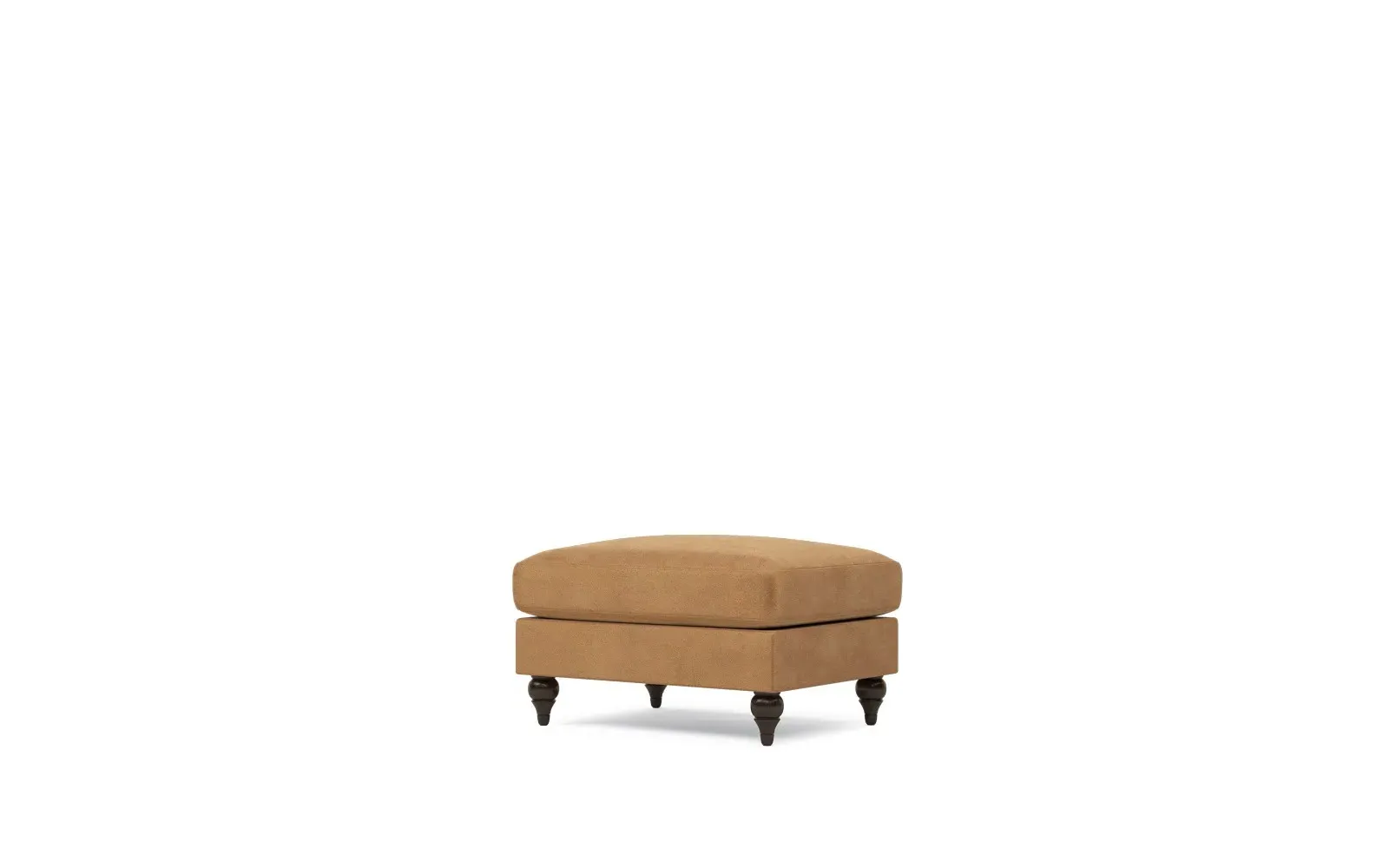 Rosehill Ottoman - Gingerbread, Performance Velvet