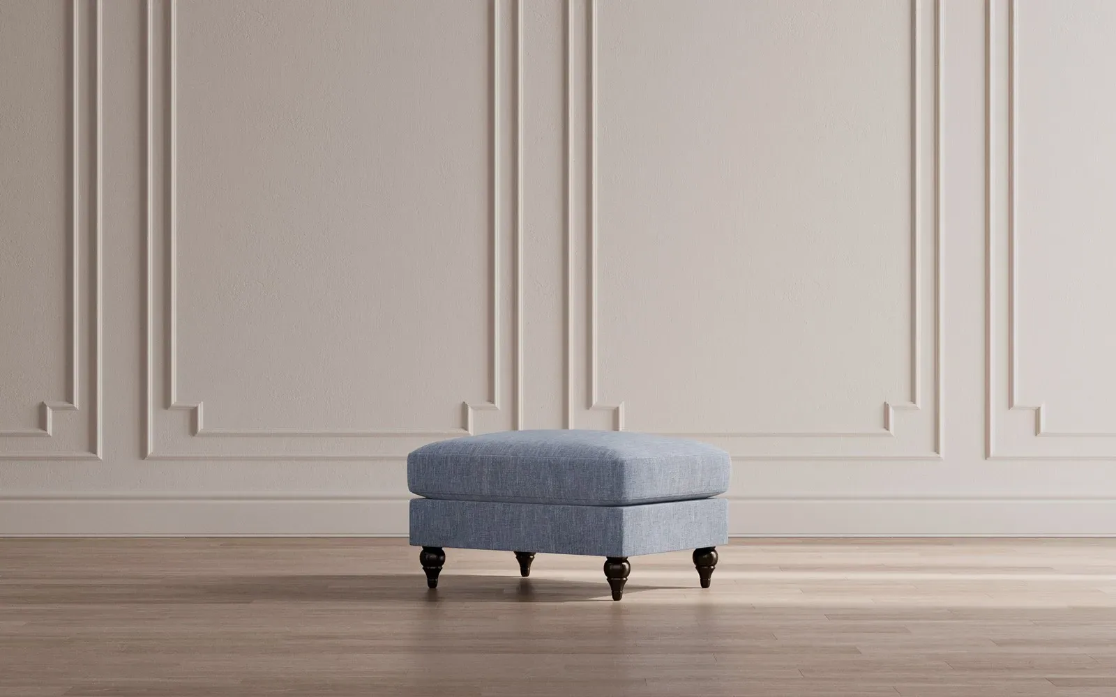Rosehill Ottoman - Gingerbread, Performance Velvet