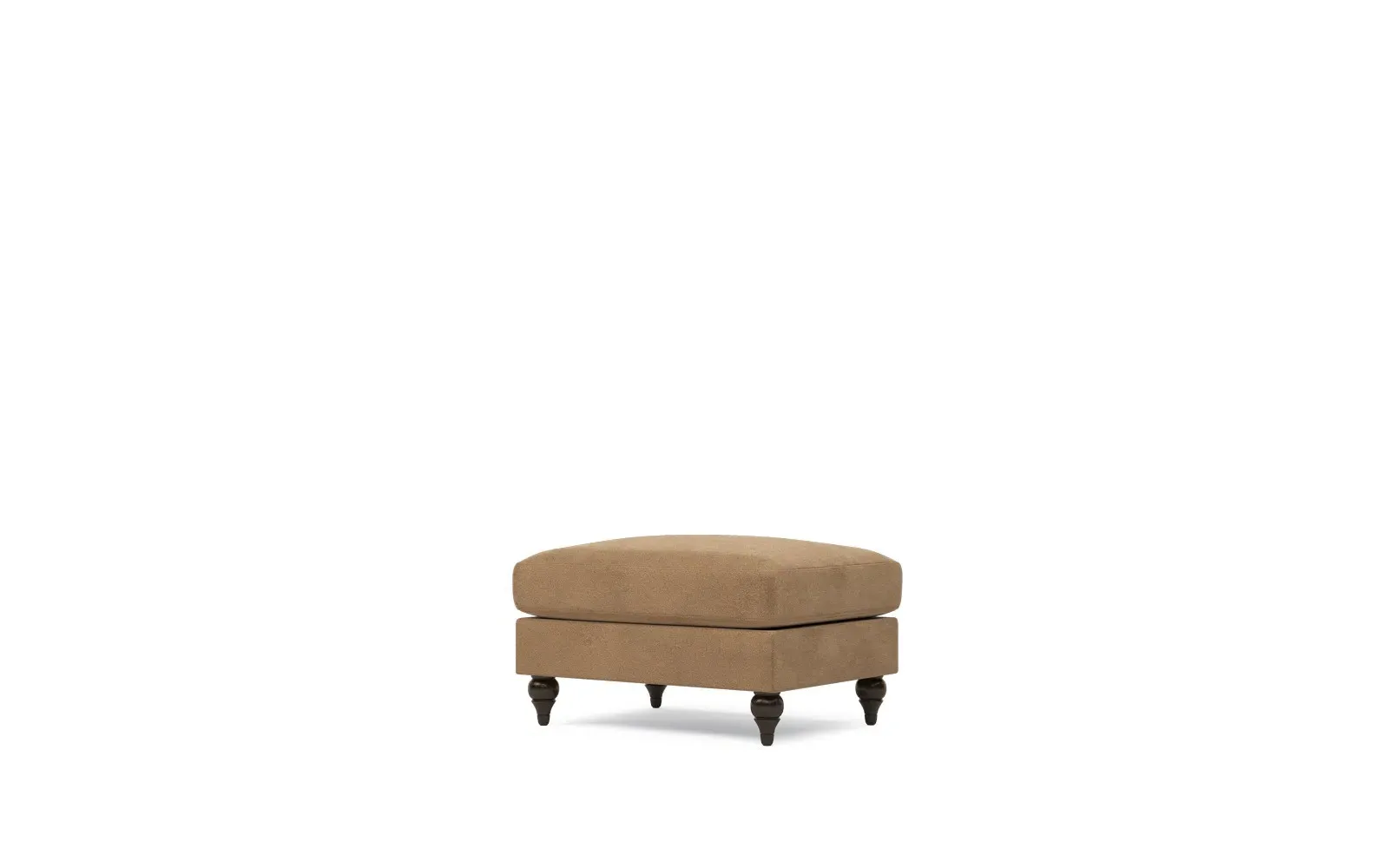 Rosehill Ottoman - Mocha Mist, Performance Velvet