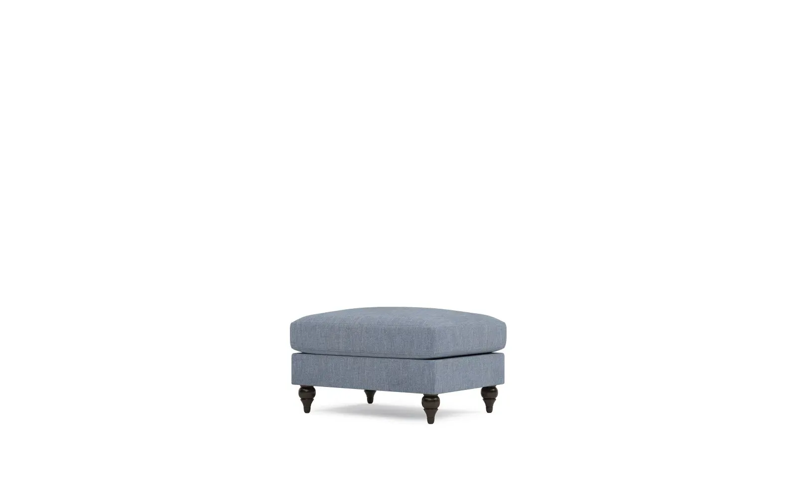 Rosehill Performance Ottoman - Nantucket Blue