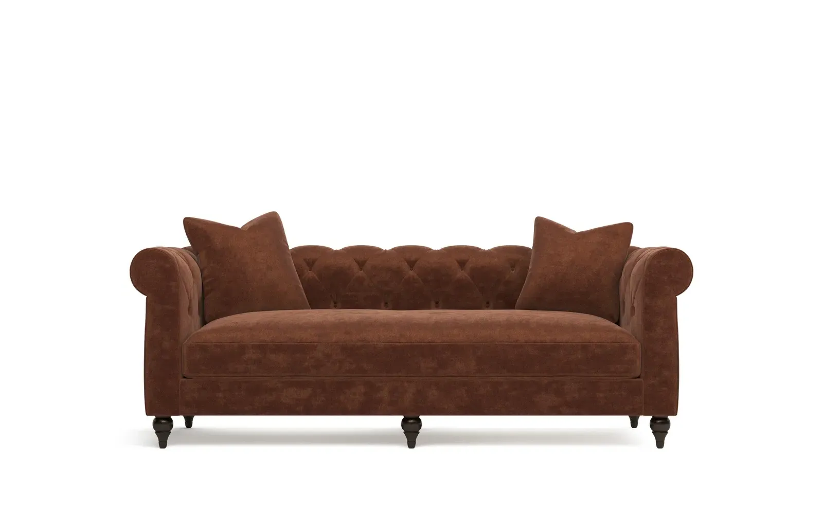 Rosehill Sofa - Chocolate Mousse, Performance Velvet