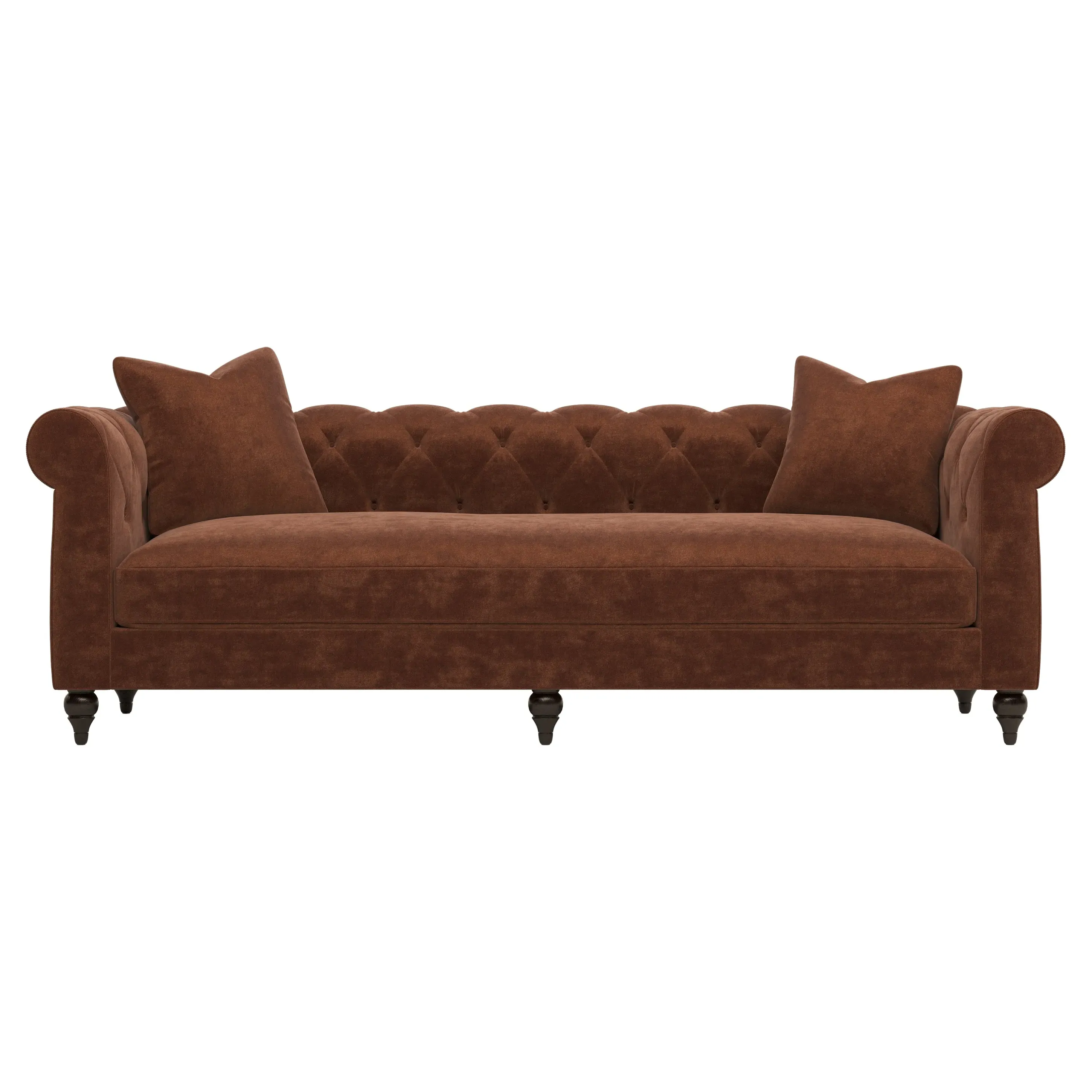 Rosehill Sofa - Chocolate Mousse, Performance Velvet