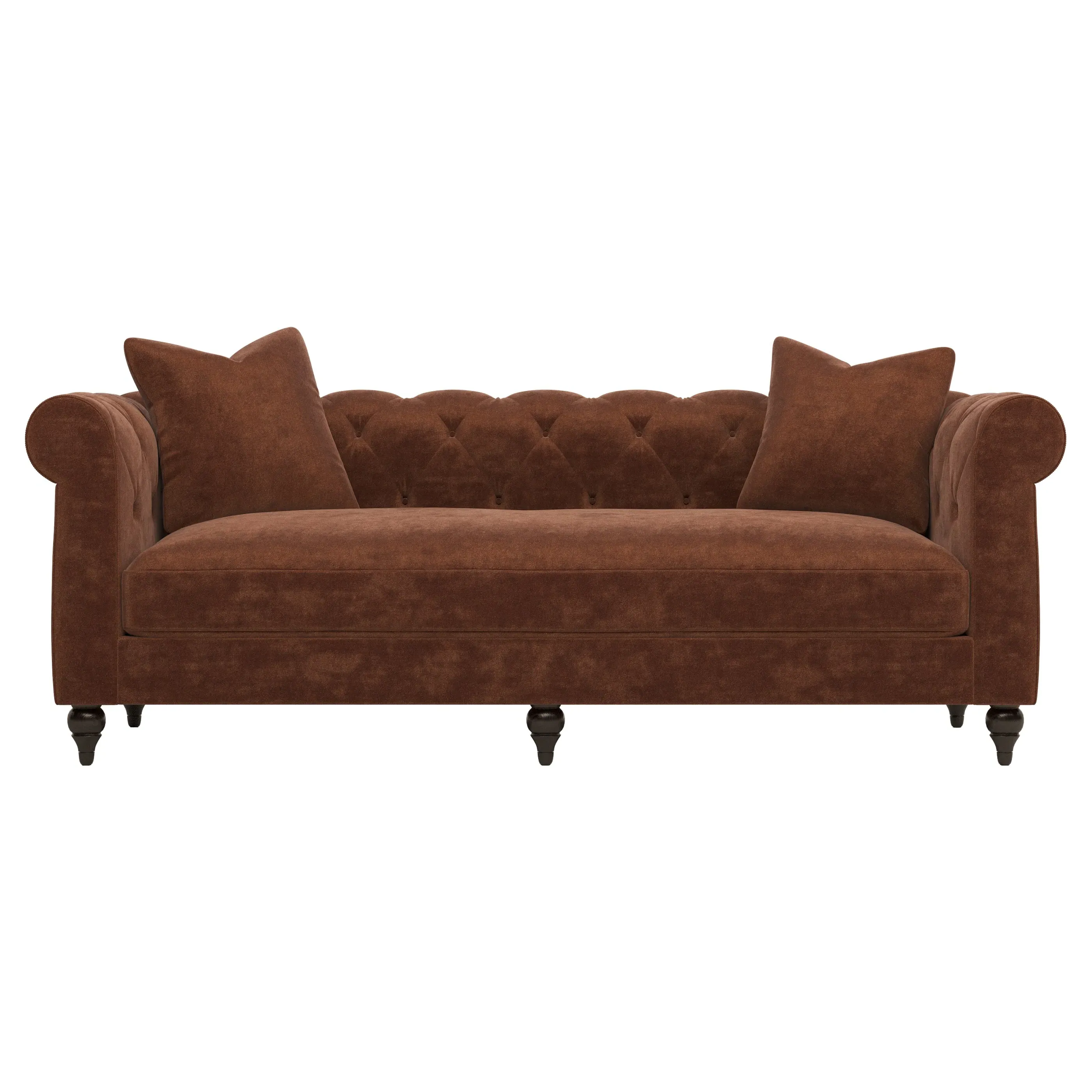 Rosehill Sofa - Chocolate Mousse, Performance Velvet