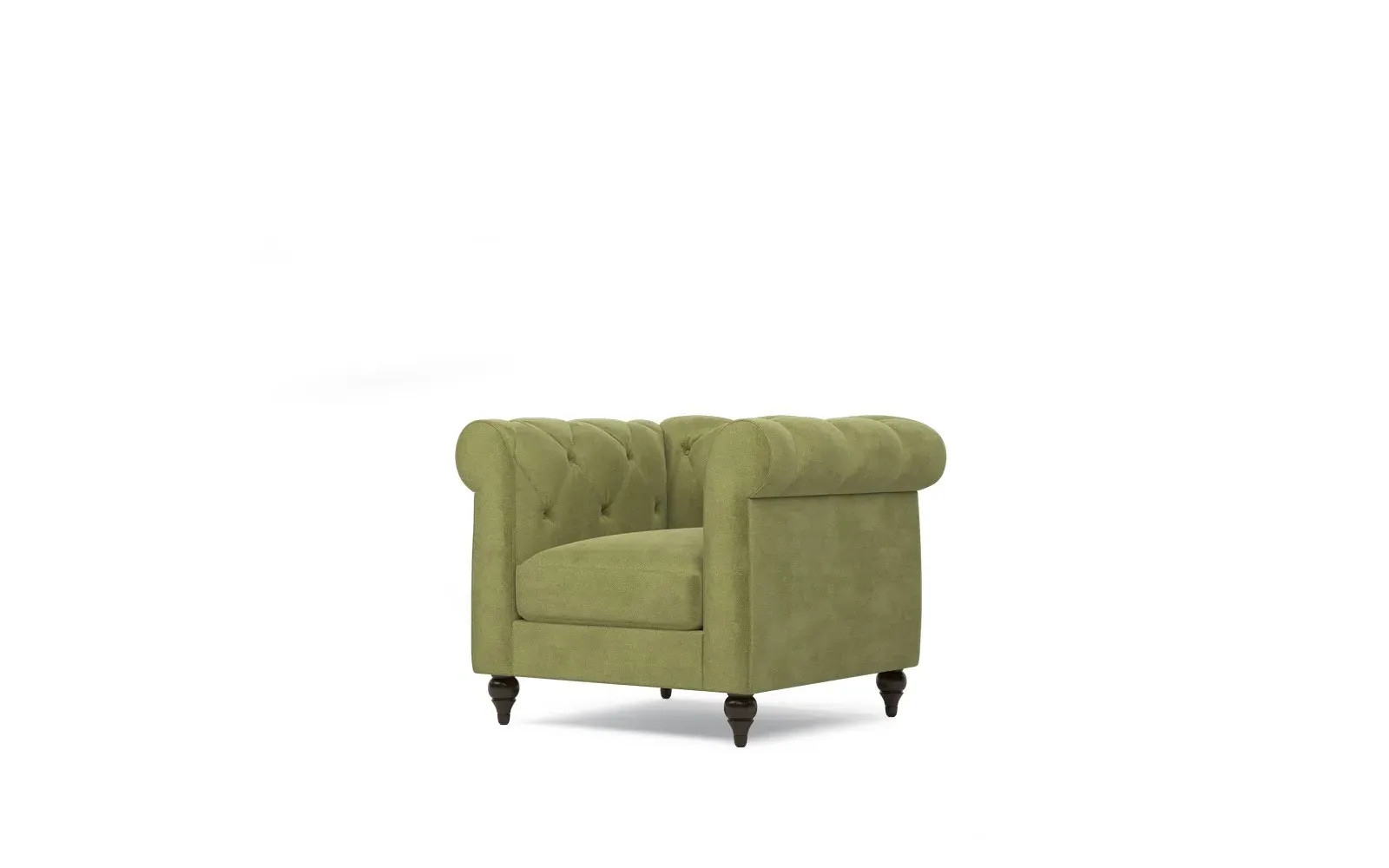 Rosehill Tufted Accent Chair - Citrus Grove, Performance Velvet