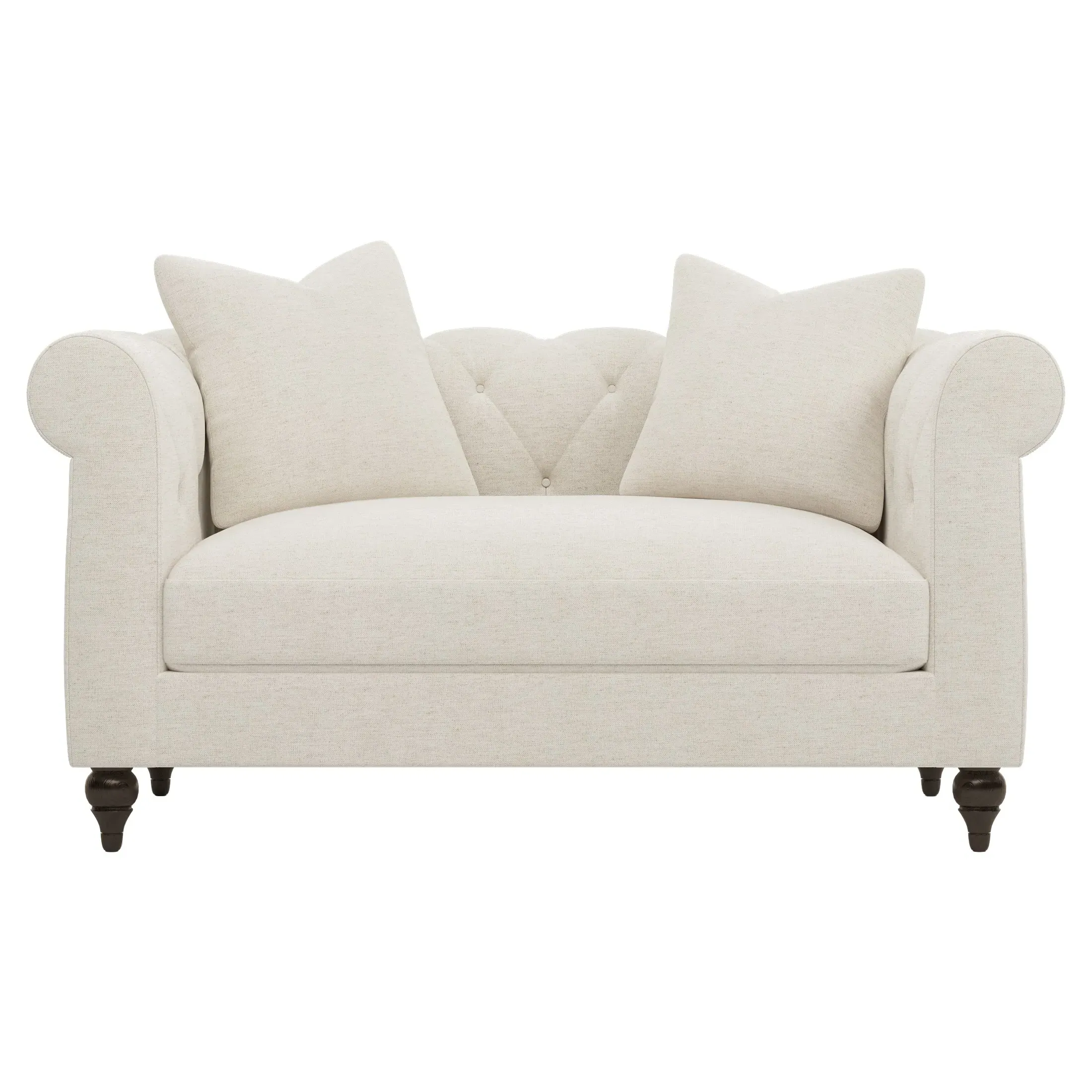 Rosehill Tufted Loveseat - Heathered Ivory