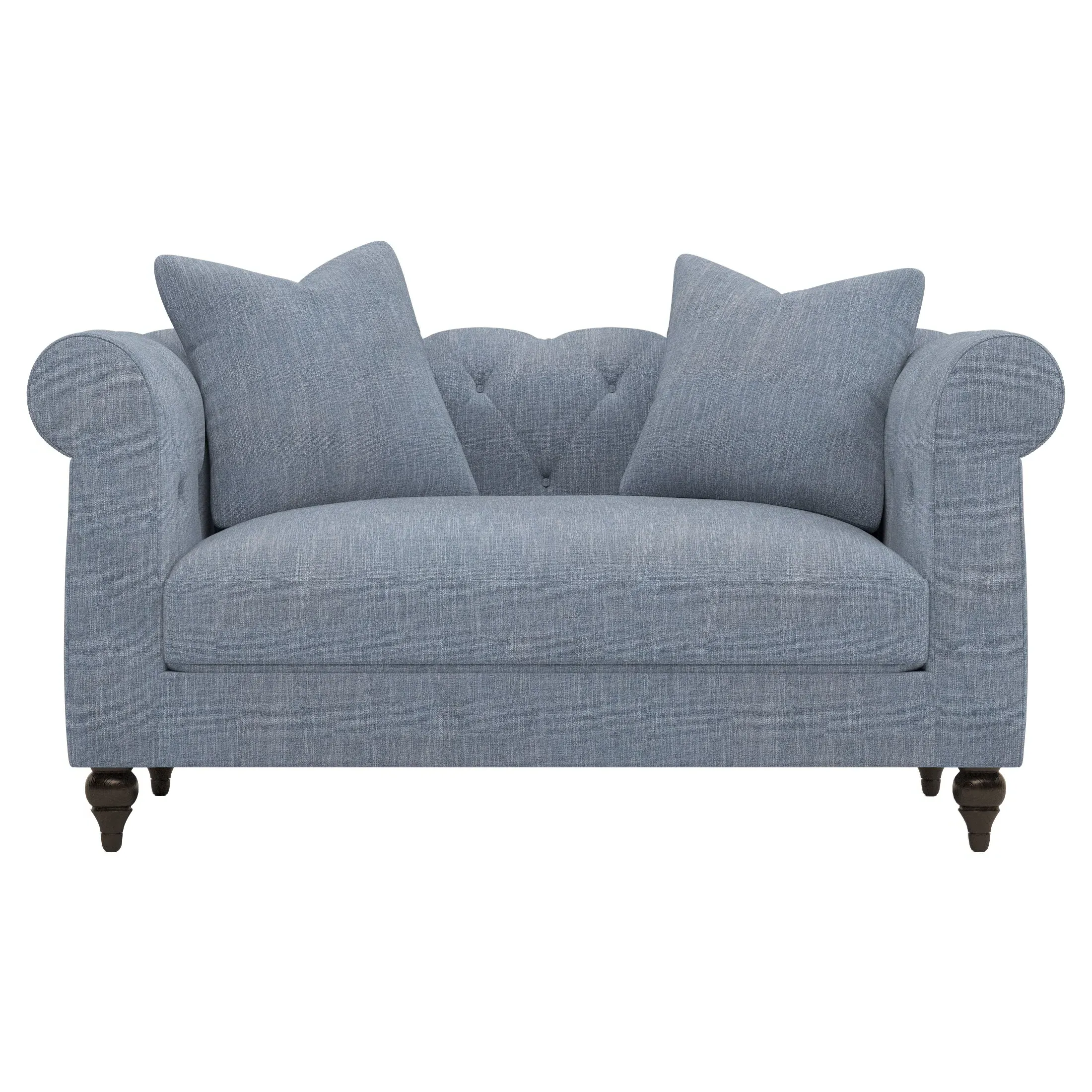Rosehill Tufted Loveseat - Nantucket Blue