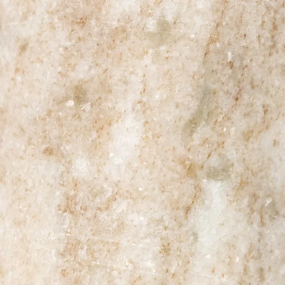 Rosie Marble Candleholder Set of 2 - Taupe