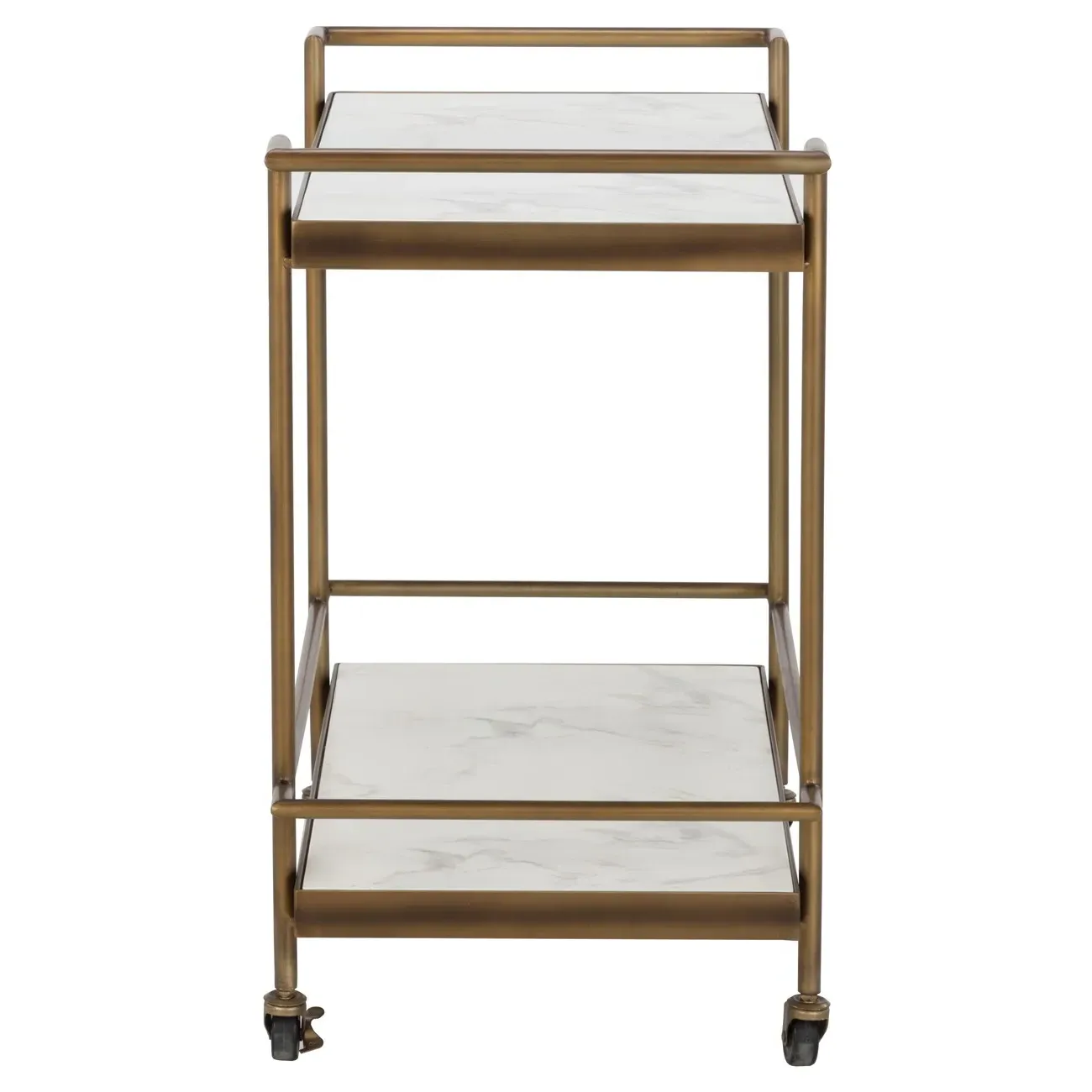 Rossana Bar Cart - Bronze, Metal