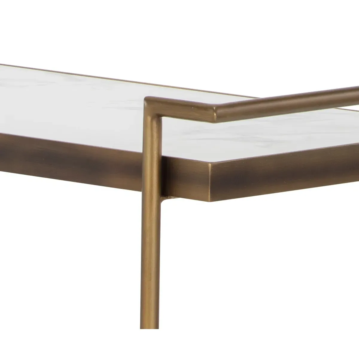 Rossana Bar Cart - Bronze, Metal