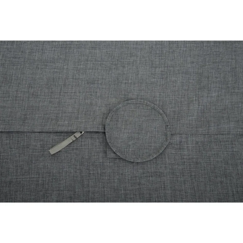 Round Dining Table Set Cover - Grey