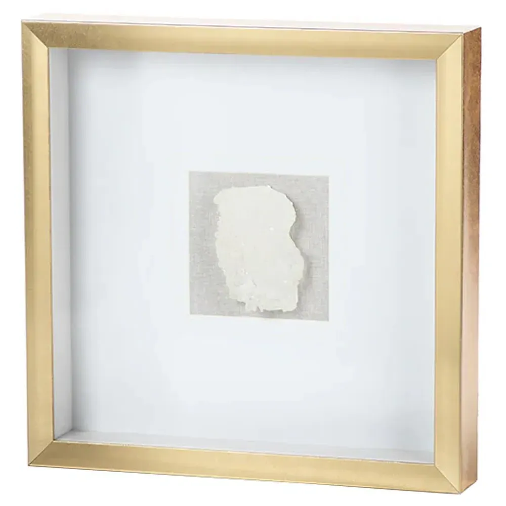 Rowan Crystal Wall Art - White, Glass